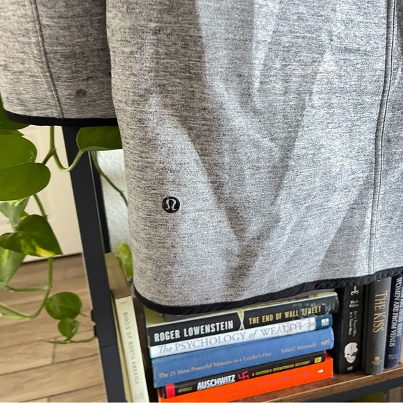 Lululemon Urban Horizons Jacket Reversible Gray Heather Black Midweight Size Med - Picture 13 of 16